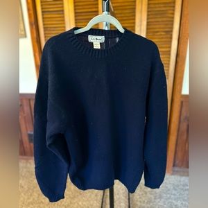 L.L. Bean Men's Crewneck Sweater - Black